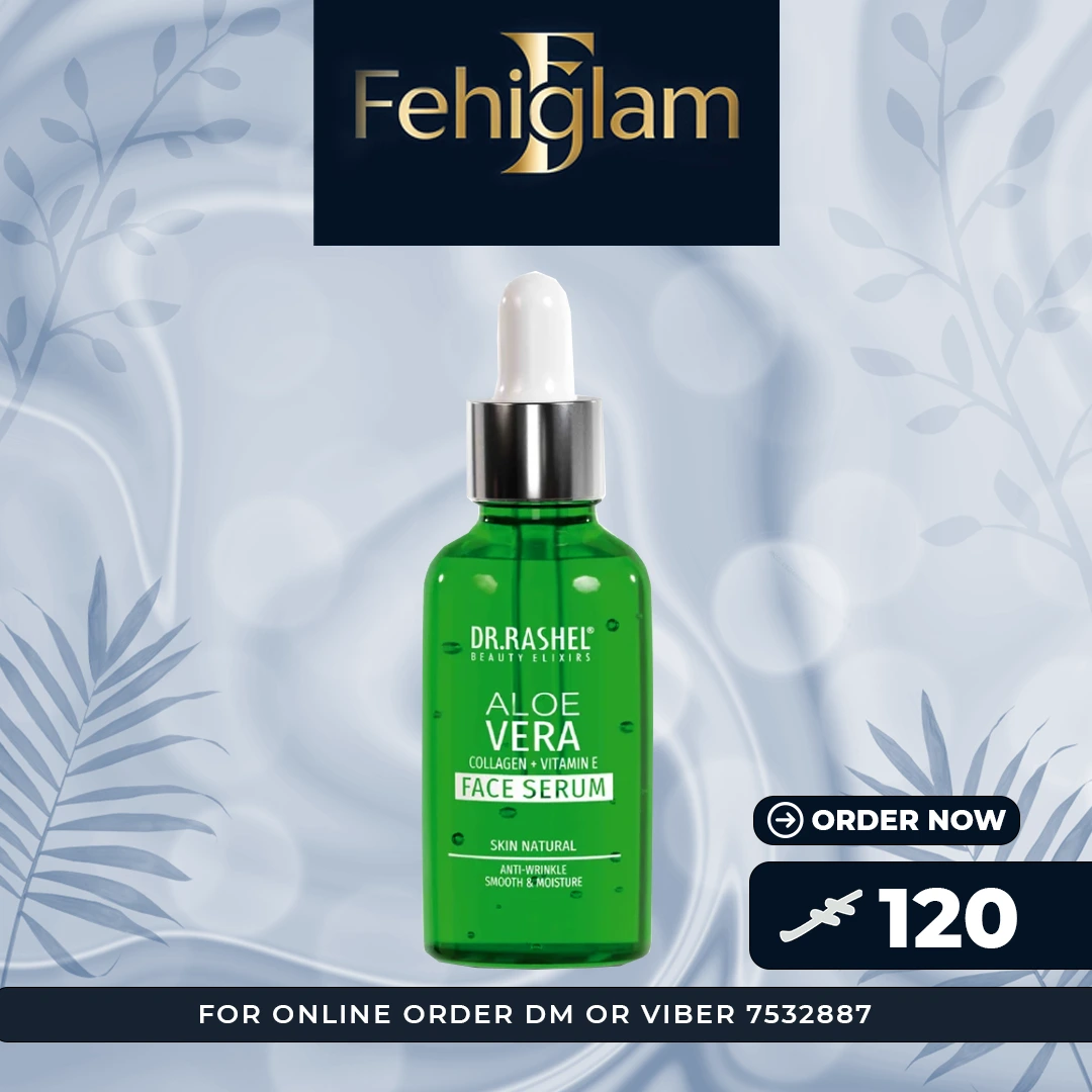 DR. RASHEL Aloe Vera Face Serum Hydrating, Soothing & Skin-Nourishing Formula