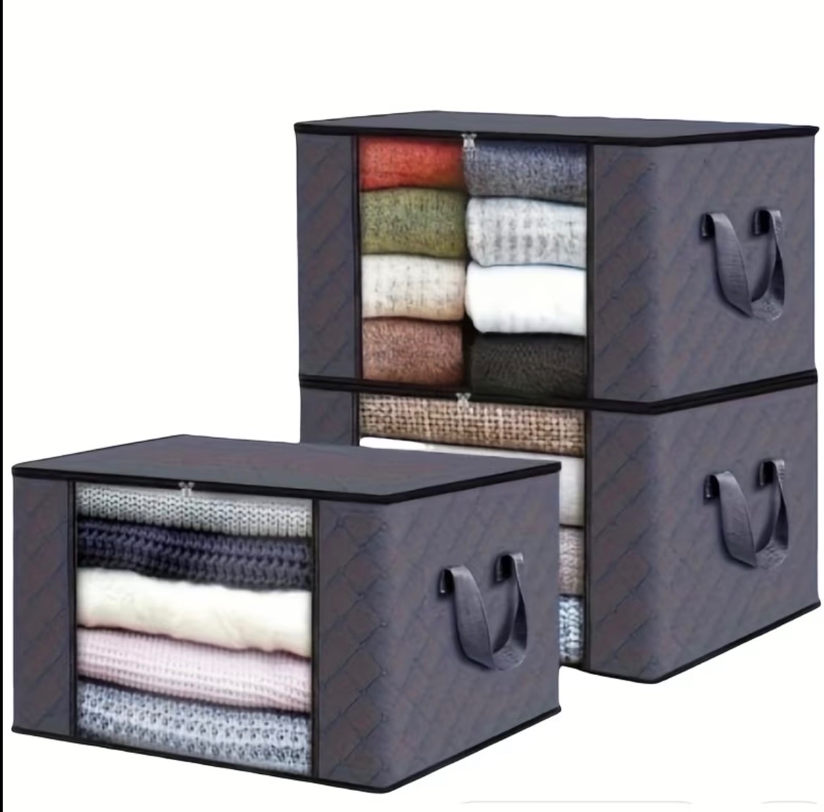Large Capacity Foldable Fabric Storage Boxes