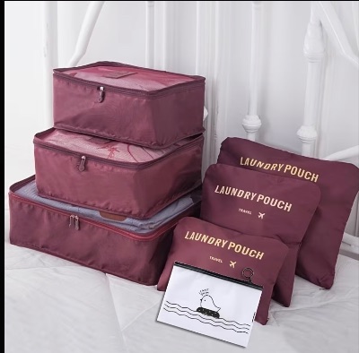 7pcs Vibrant Travel Storage Bag