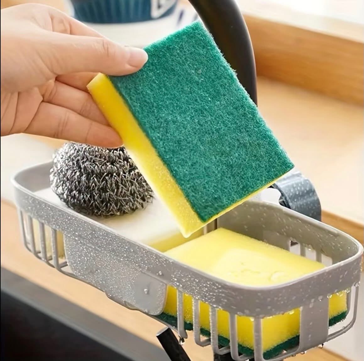 1pc Removable Faucet Drain Rack,