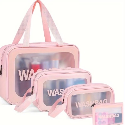 4pcs Set Portable Toiletry Bag Travel
