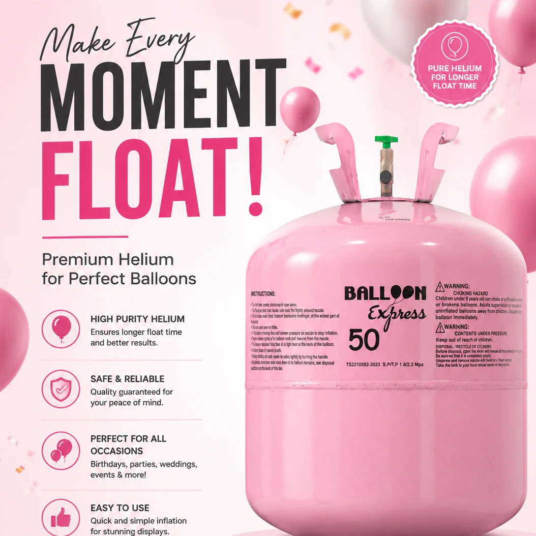 Balloon gas / Helium for balloon